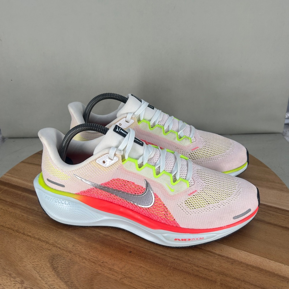 Nike Air Zoom Pegasus 41 Running Shoes Mens 8 Pink White FD2722-100